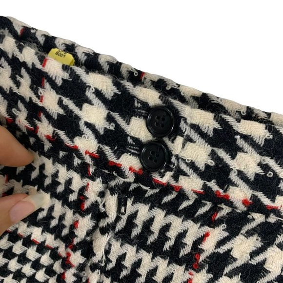 Vintage Coventry Row Black White Houndstooth Wool Blazer Pencil Skirt Set Medium - Picture 10 of 13